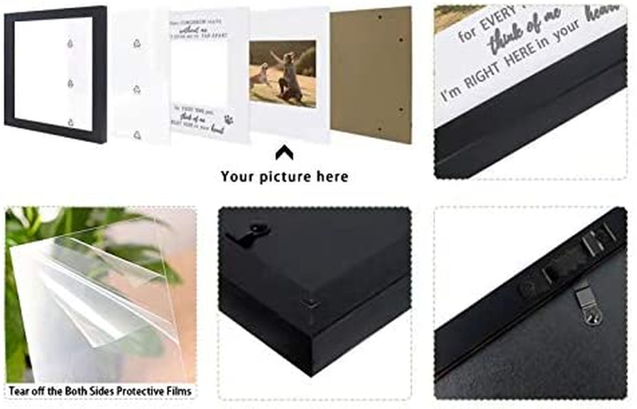 Pet Memorial Picture Frame, Sympathy Loss Gift, Dog Cat Remembrance Keepsake Tribute